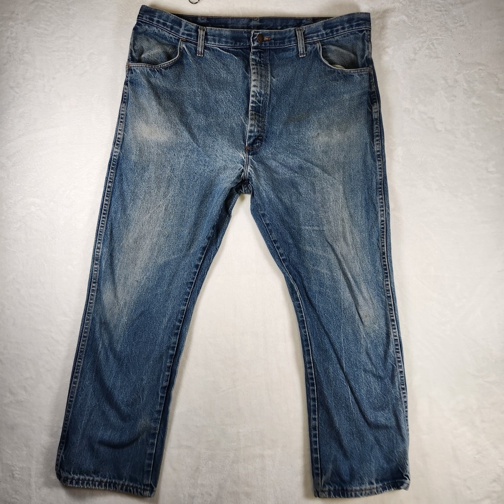 Rustler‎ Jeans Mens 44x30 Blue Denim Vintage USA Made Straight Leg